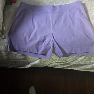 Hde Stylish Lavender Women's Bermuda Shorts XL